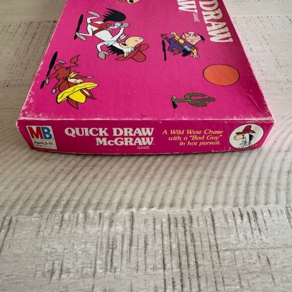 UNPUNCHED 1981 Milton Bradley Quick Draw McGraw Game - Picture 11 of 12